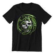 Green Dragon and Skull
