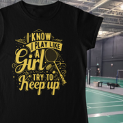 Play like a girl Badminton