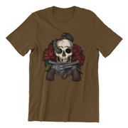 Skull, Guns, Roses & Snake